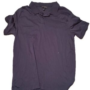 Banana republic navy luxe touch polo
